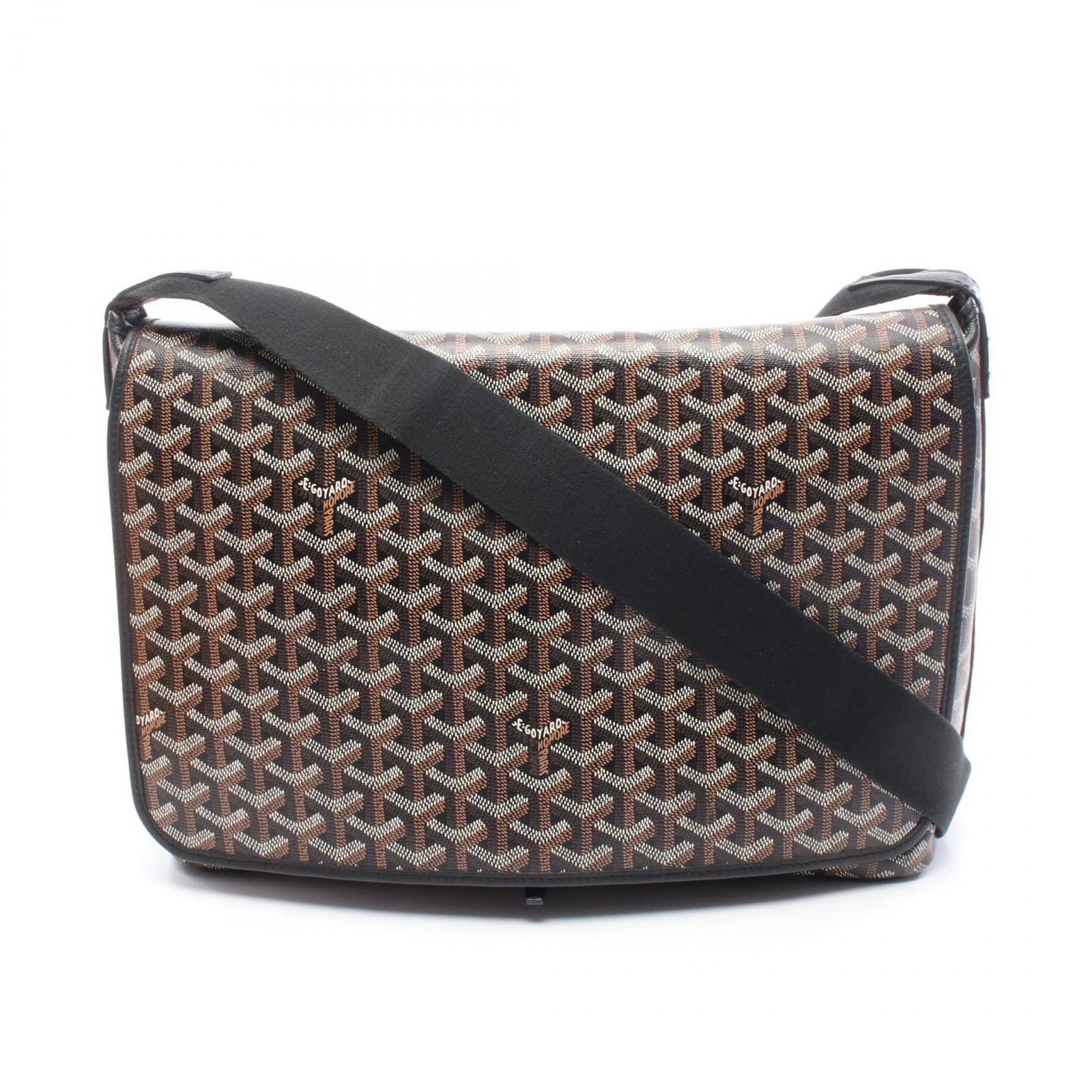 GOYARD ショルダーバッグ ブラック キャンバス ゴヤール GOYARD ショルダーバッグ カペシアンMM ブラック PVC