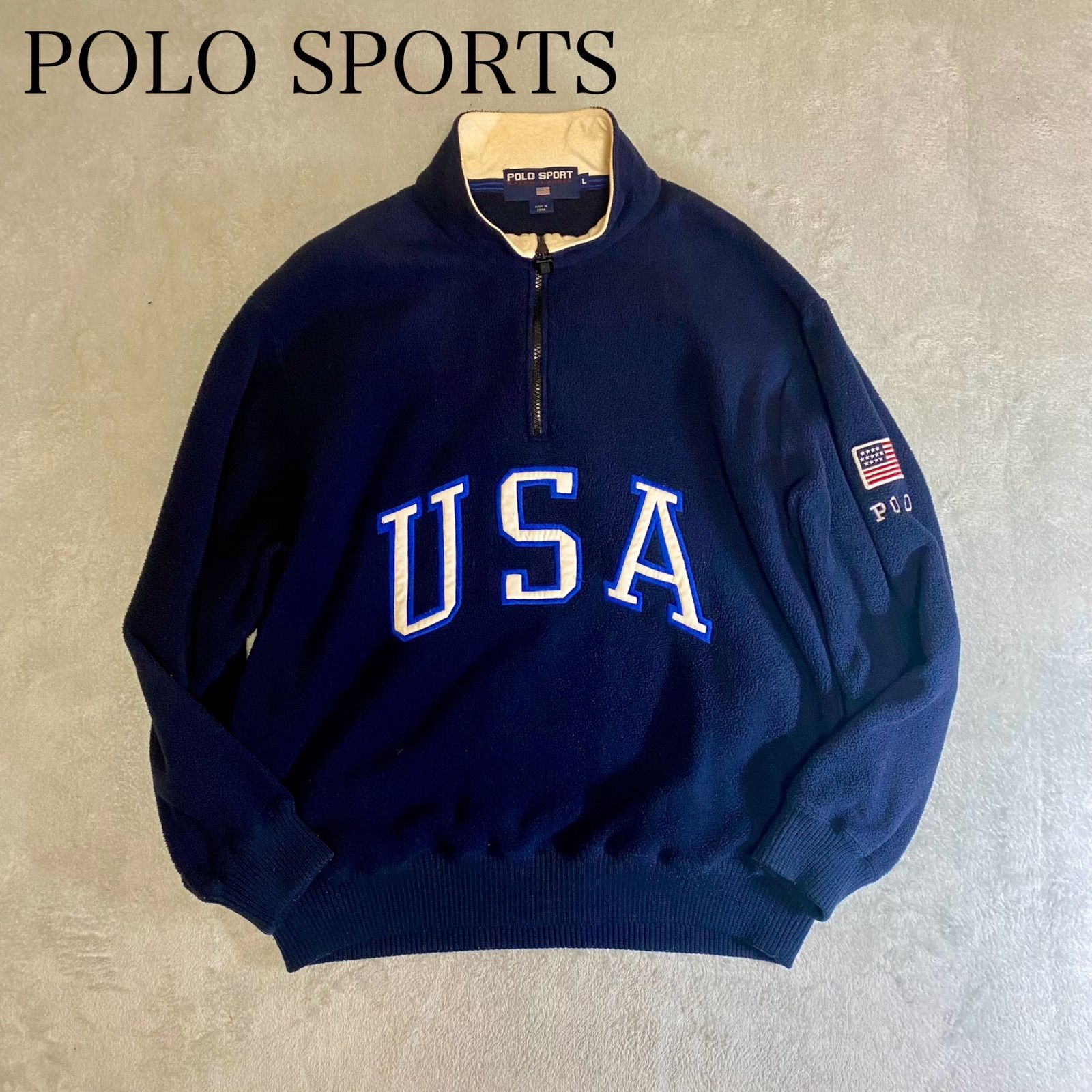 POLO SPORTS ポロスポーツ フリース USA 星条旗 | fitwellbathfitting.com