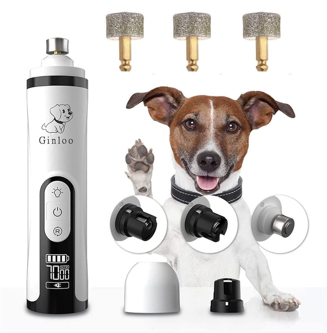 ペット用 電動犬爪トリマー usb充電式 犬ネイルトリマー 犬の電動爪