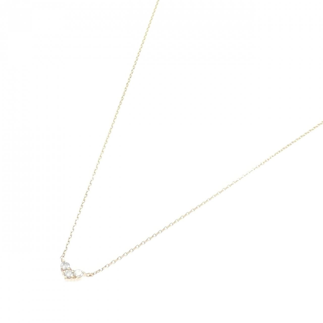 4゜C ハート ダイヤモンド ネックレス