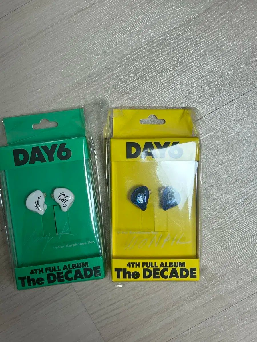 神秘的な DAY6 The DECADE アルバム ヨンケイ ウォンピル イヤーピース 半 透明感のある