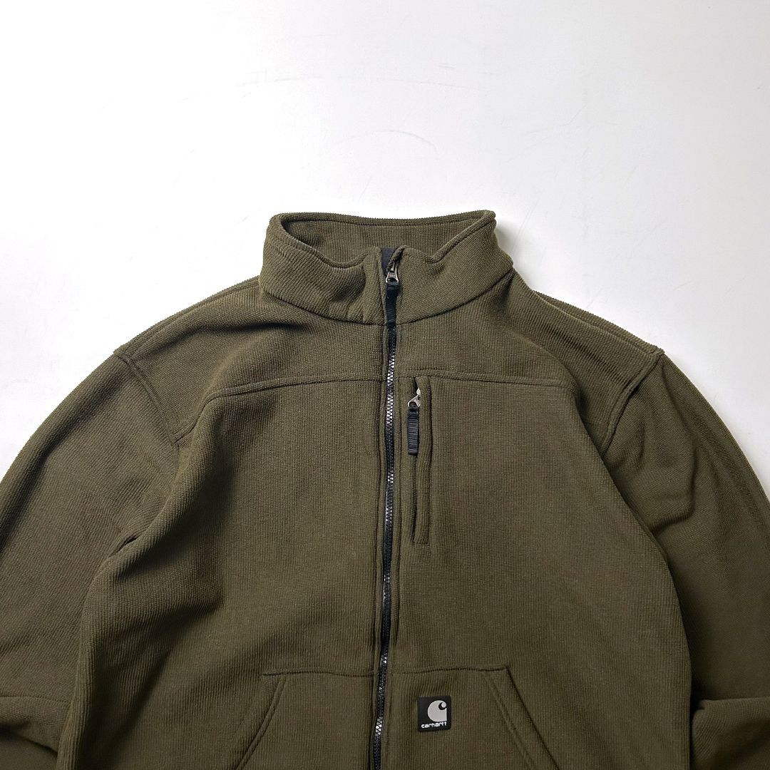 Carhartt アクティブジャケット　j130 MOS モスグリーン　企業ロゴ Carhartt カーハート J130 ウォッシュドダック インサレート