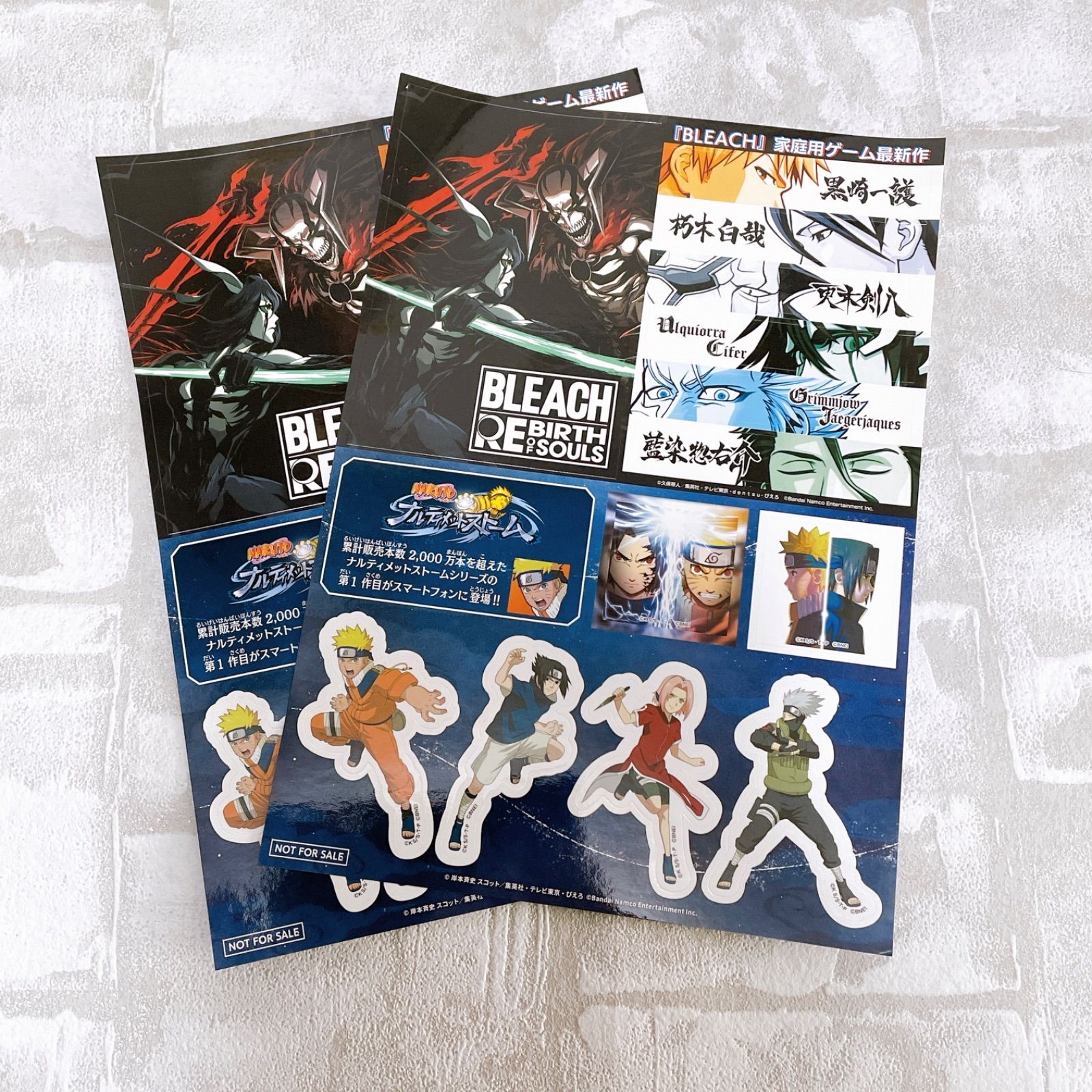 BLEACH 非売品グッズセット ポストカード 千年血戦篇 ステッカー