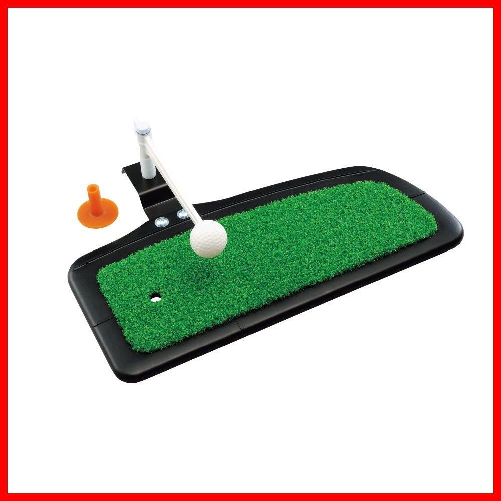 ゴルフ練習用マット／大型ヘッドパンチャー高さ調整付 紐付きボール付 