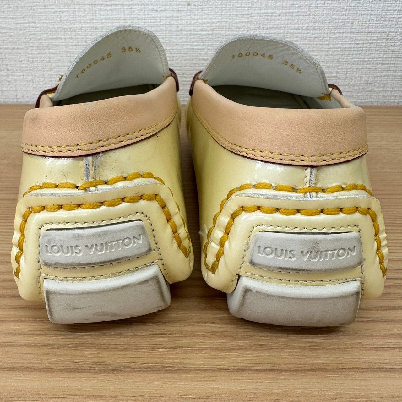 ♪ Louis Vuitton ルイヴィトン エナメル ドライビングシューズ TD0045 