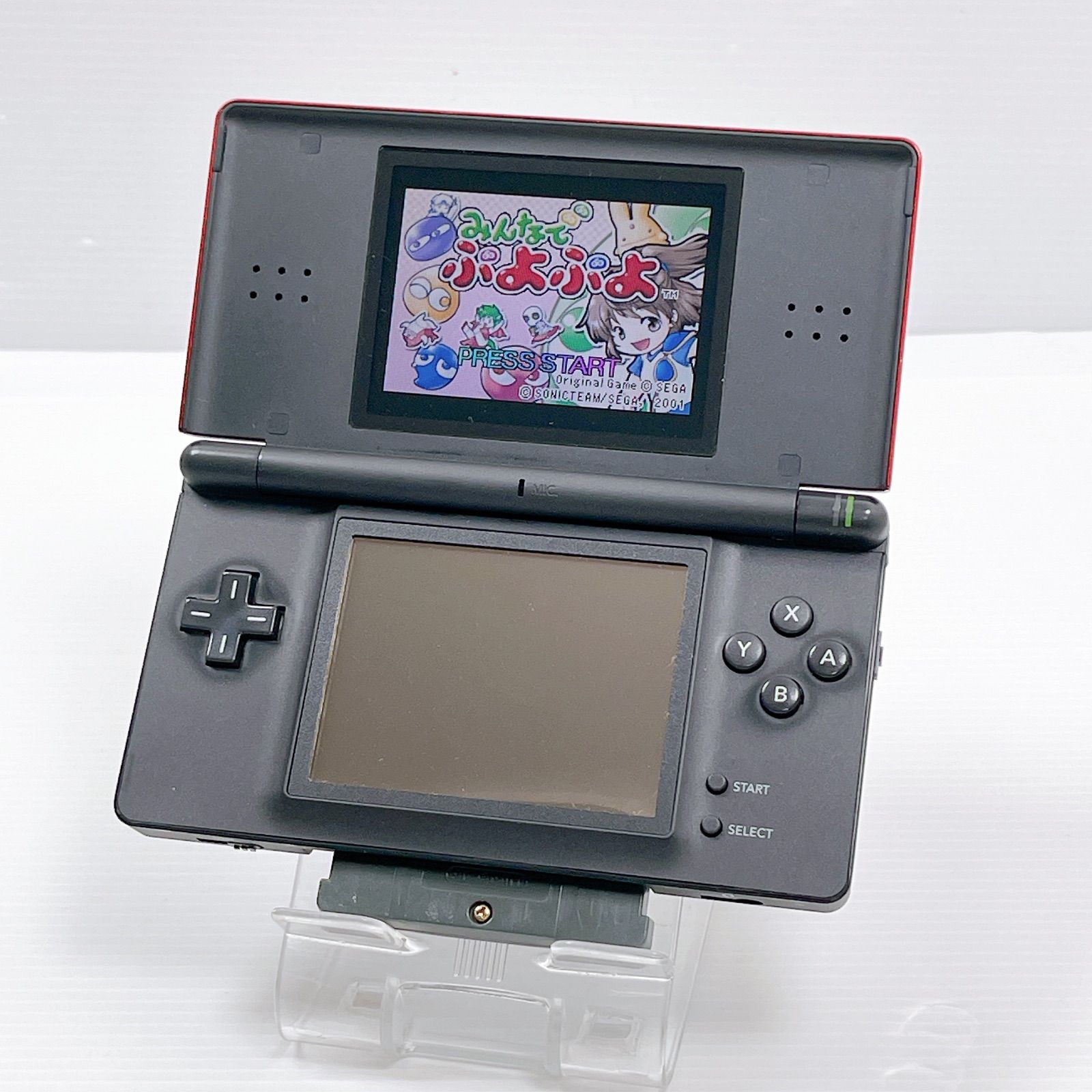 Nintendo　ニンテンドーDSlite クリムゾンブラック　美品　セット DS Lite クリムゾンブラック 遊べるセット 動作確認済み dslite