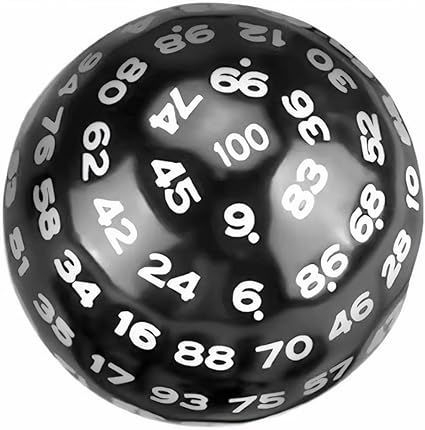 在庫処分】ESJNNK ダイス 100面ダイス 百面ダイス サイコロ D100