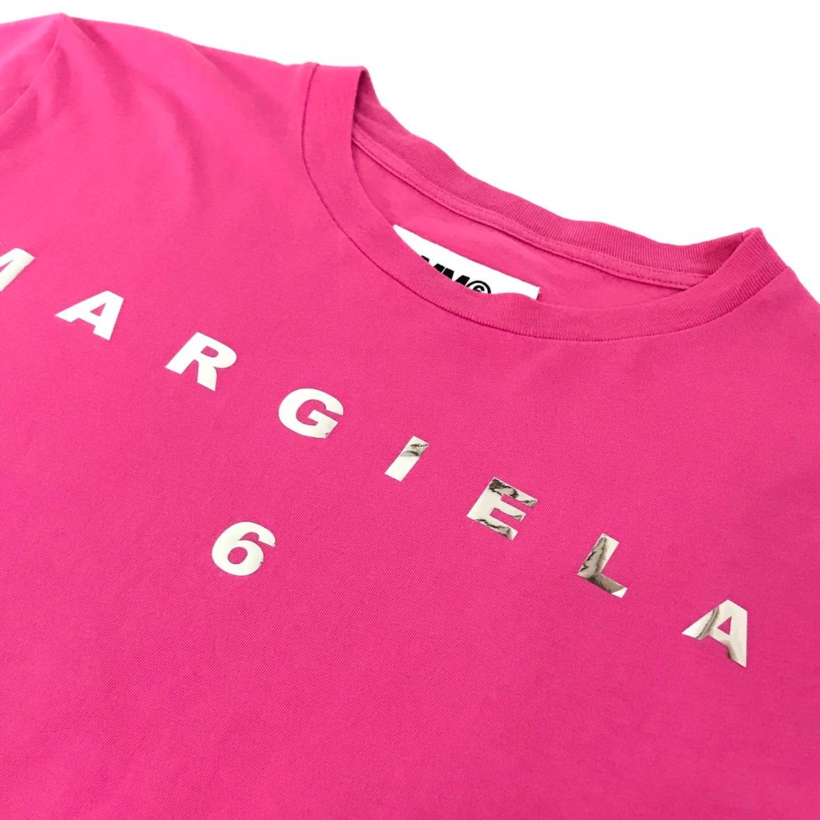 マルジェラ　ピンク 半袖 Tシャツ サイズS 倉吉店】MM6(Maison Margiela) | エムエムシックスメゾン