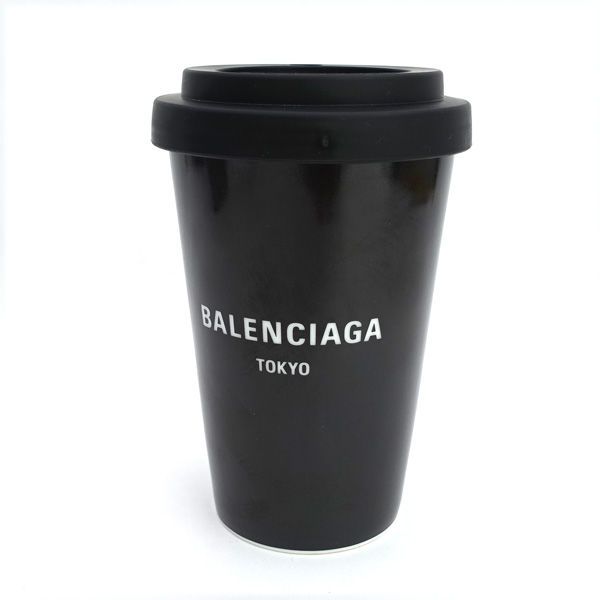 BALENCIAGA バレンシアガ ◆TOKYO ロゴ タンブラー 蓋付きコップ 食器 陶器 ブランド