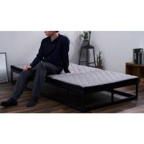 【新品・5営業日で発送】IRISOHYAMA アイリスオーヤマ アイリスオーヤマ MEN'Sエアリーマットレス 高反発 かため 厚み6cm 抗菌 防臭 高通気性 洗える ニオイ対策 男性向け AMEN60-S