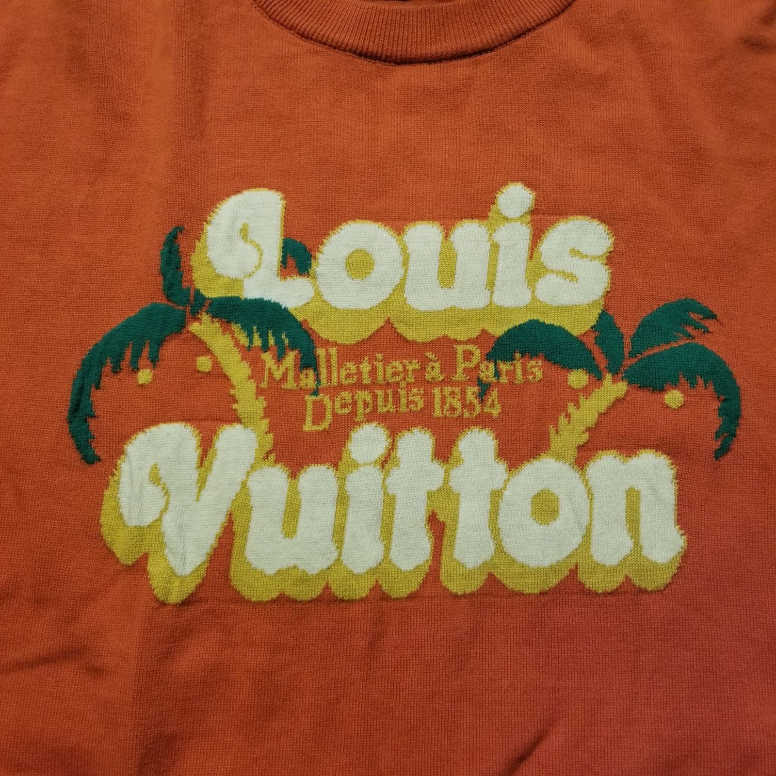 Louis Vuitton 24AW LVロゴ ロングスリーブ ニット トップス Louis Vuitton 24AW LVロゴ ロングスリーブ ニット トップス