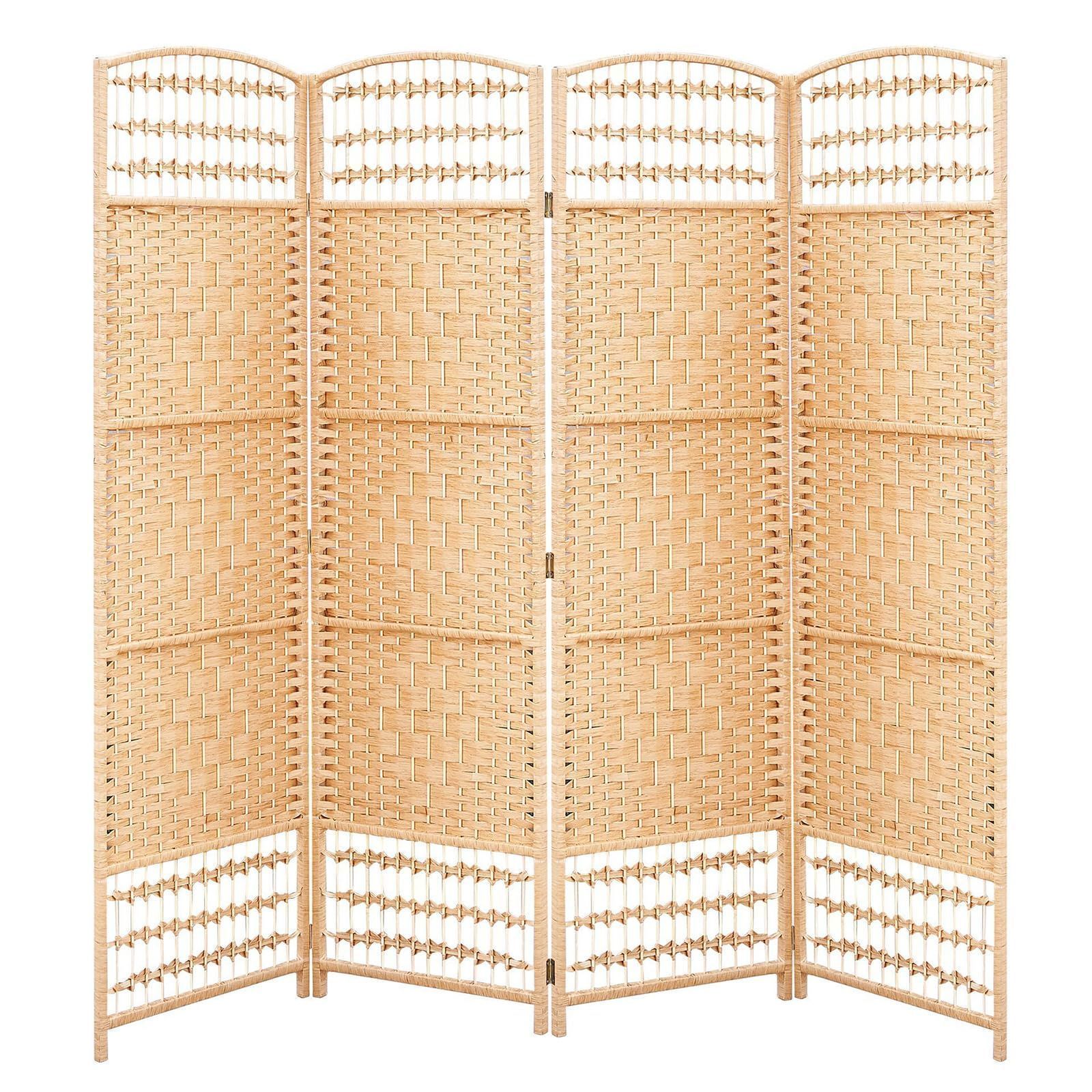 竹製 和風パーテーション 4つ折り パーテーション 和風
