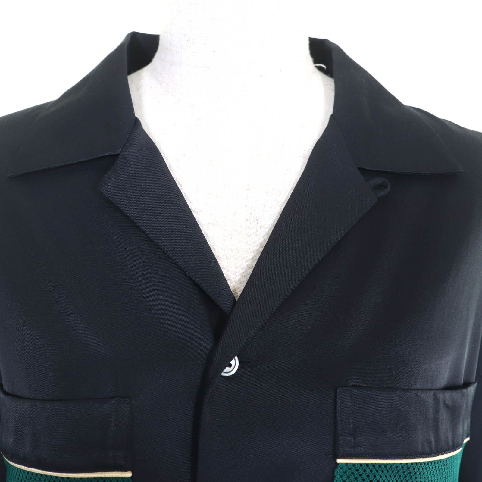 極美品☆sawa takai サワ タカイ SS23-3068 メッシュポケット付 バック  