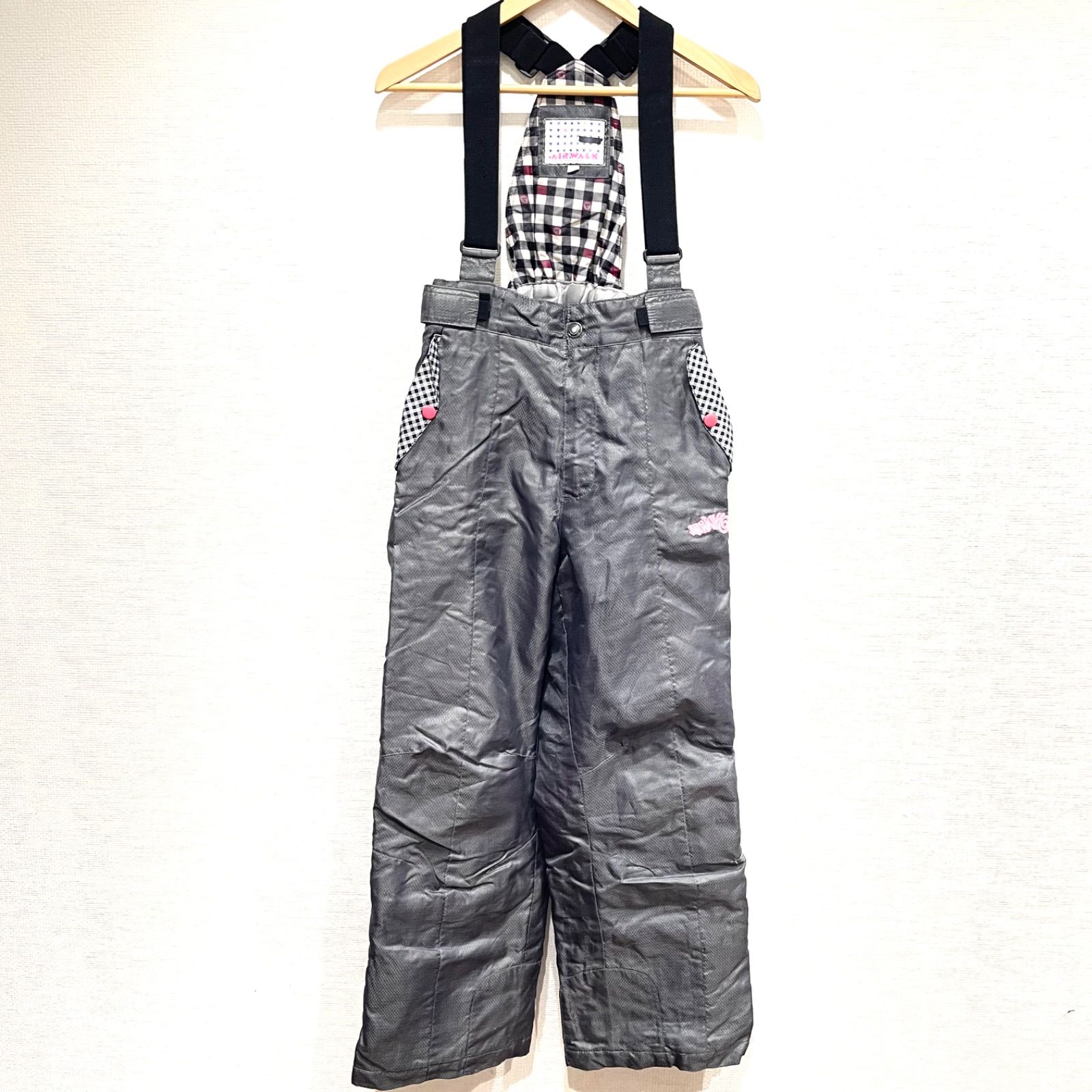AIRWALK - AIR WALKスノーウェア150チェックスキー雪遊び新品 AIR WALKスノーウェア150チェックスキー雪遊び新品