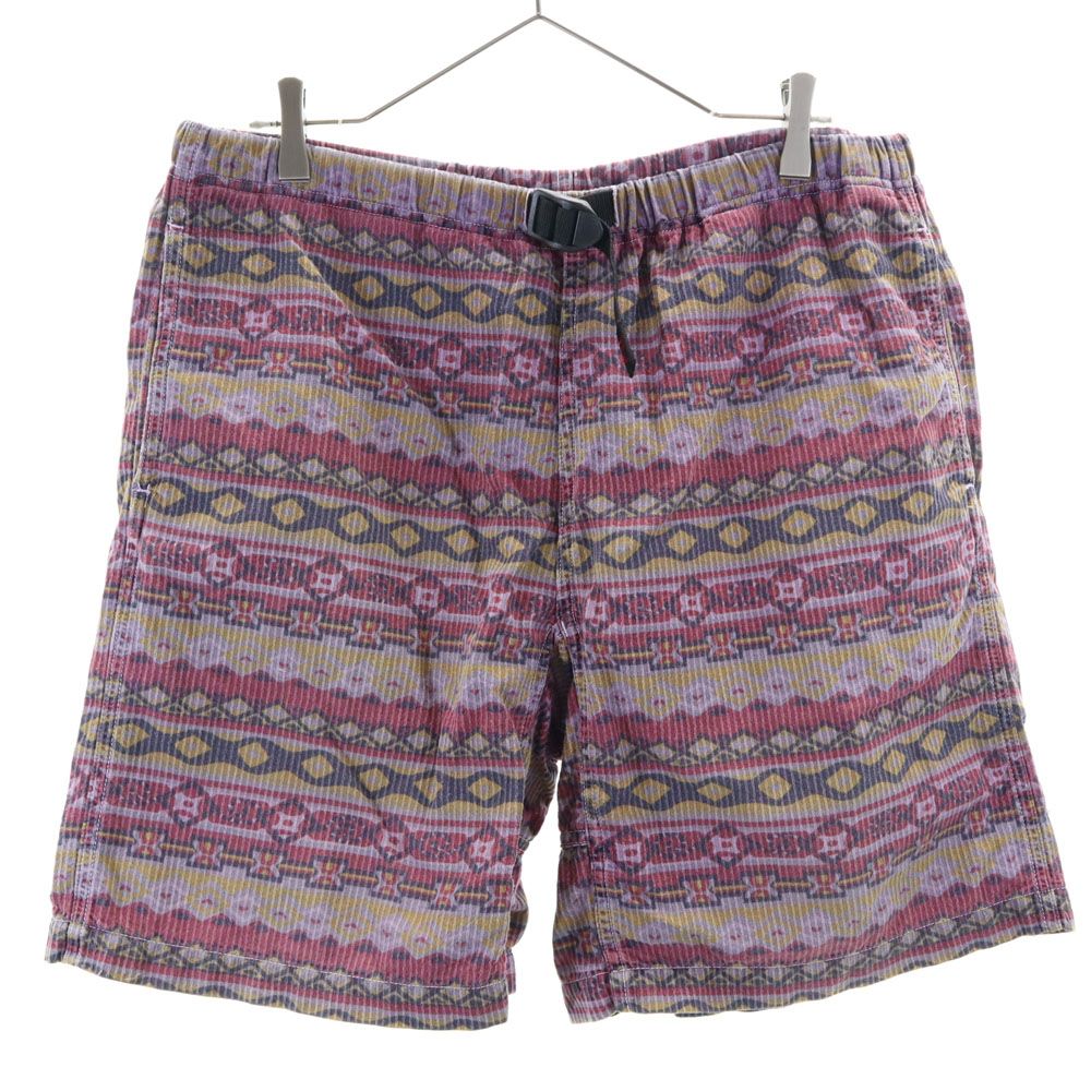 グラミチ 総柄 アウトドアショートパンツ ベージュ Gramicci クライミング メンズ