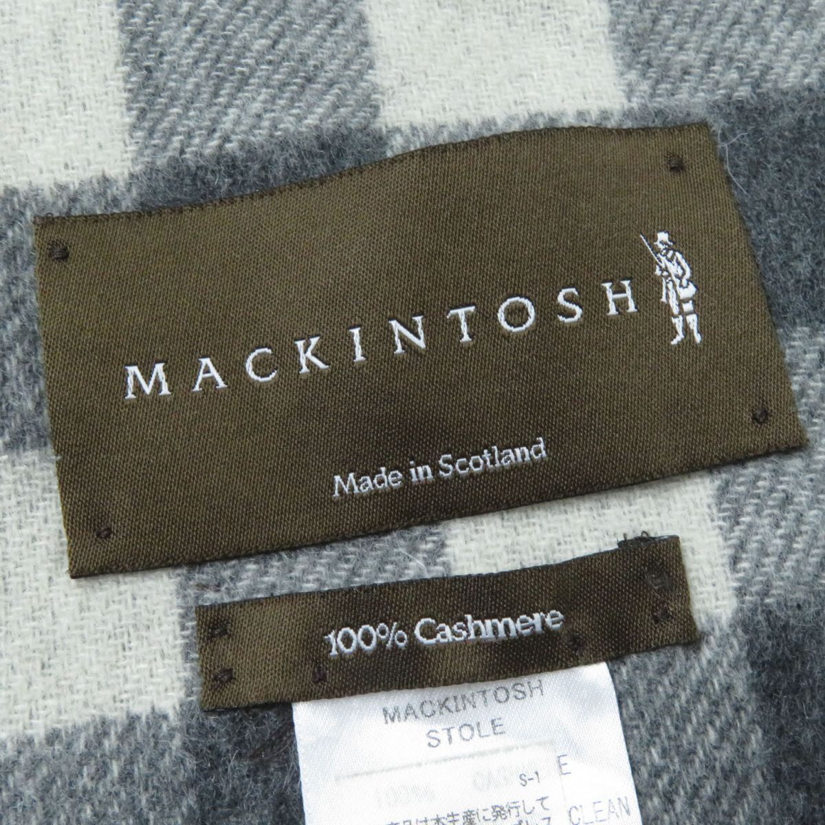 美品◇正規品 MACKINTOSH マッキントッシュ 裏地チェック柄 フード