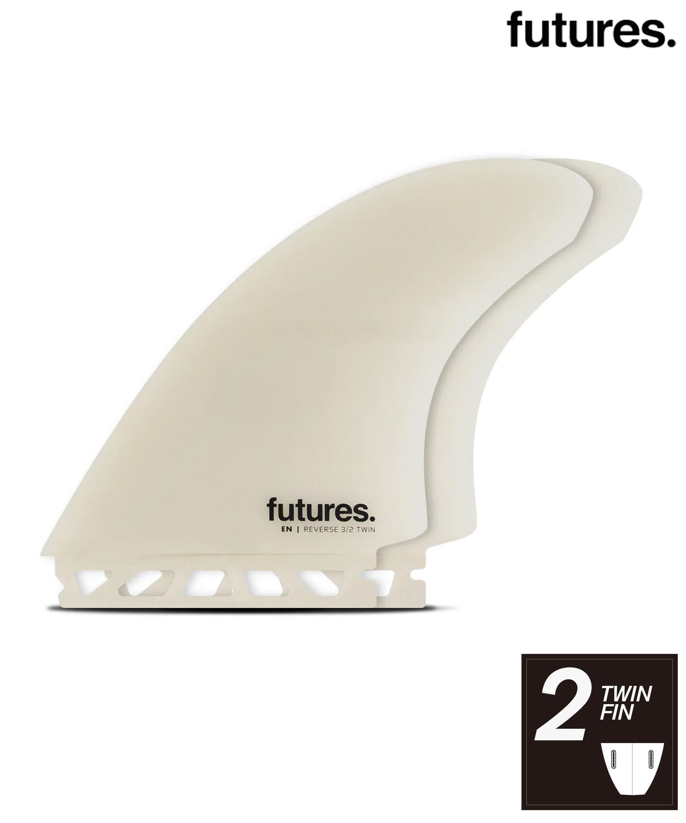 ムラスポ公式 FUTURE フューチャー EN Reverse 3 2 Twin ツイン サーフィン フィン ムラサキスポーツ 11007131FGRR32