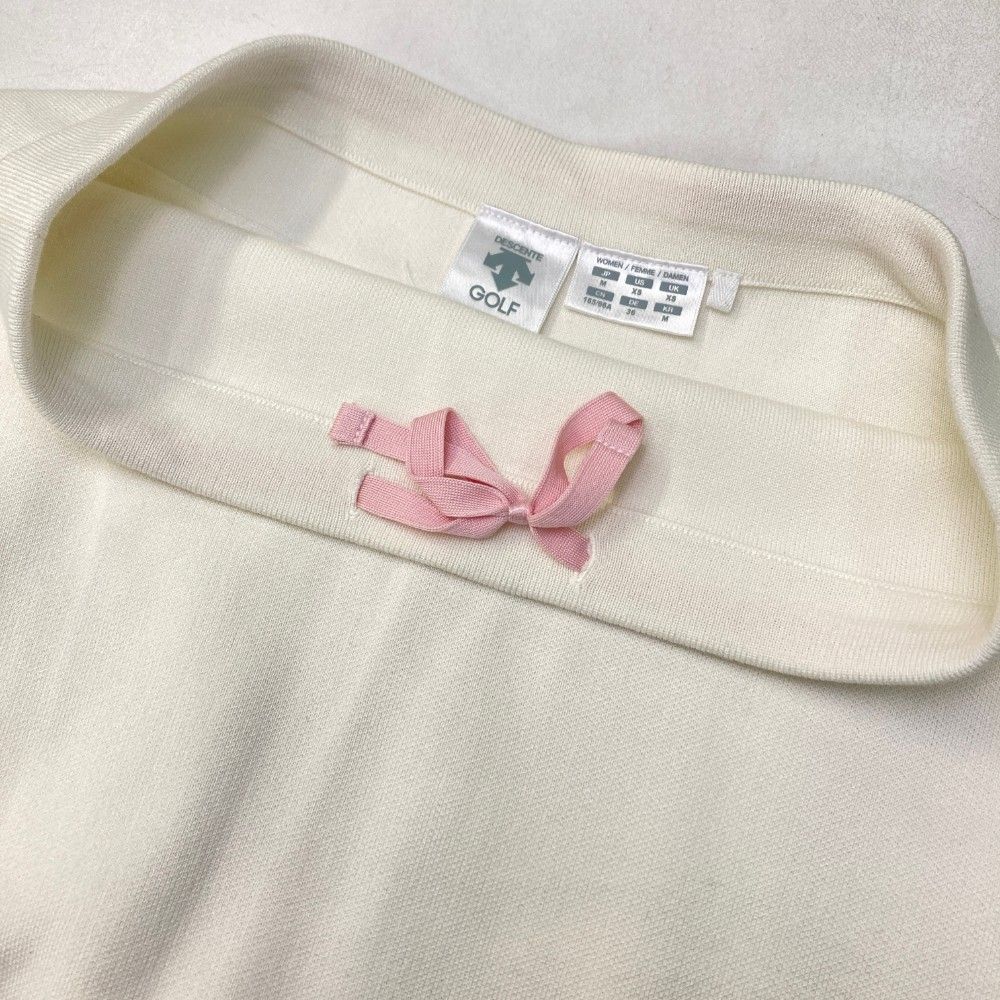 サイズ：M DESCENTE GOLF デサントゴルフ スカート ホワイト系