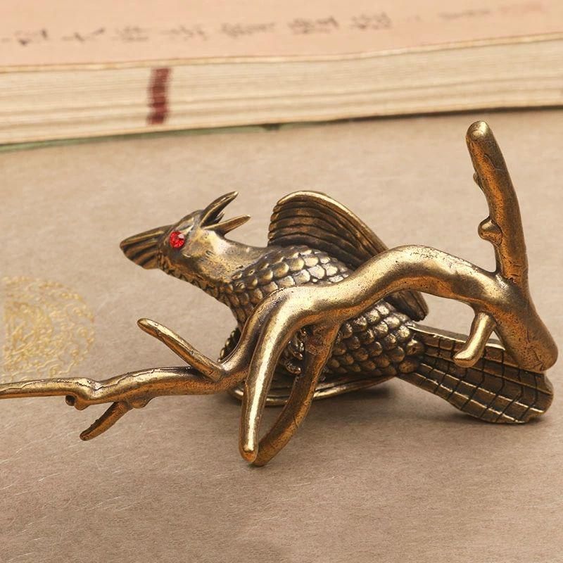 銅 細工 太陽鳥 茶道茶寵 筆架 筆棚 装飾品 工芸品 置物 銅