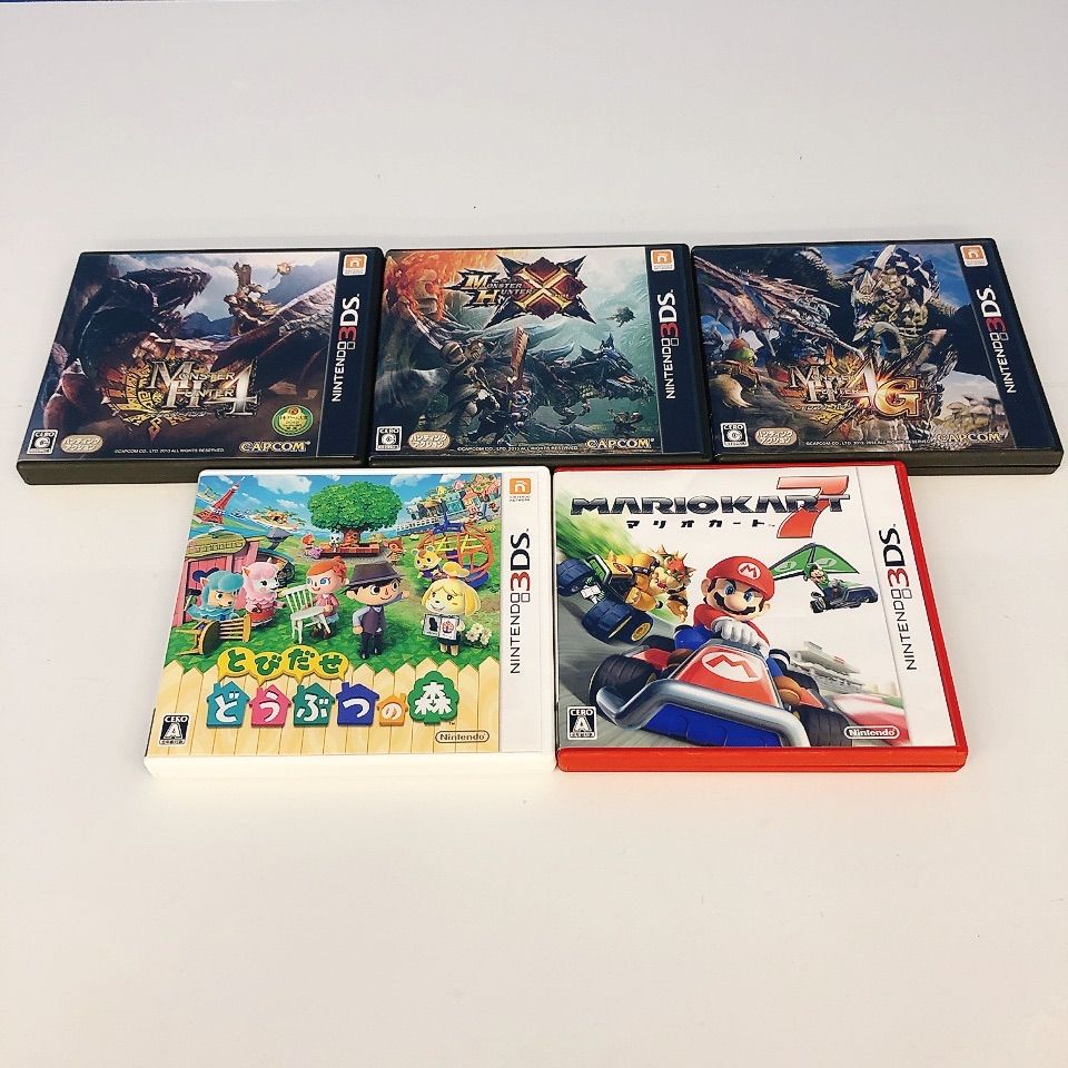 3ds とびだせどうぶつの森 マリオカート7 モンスターハンター