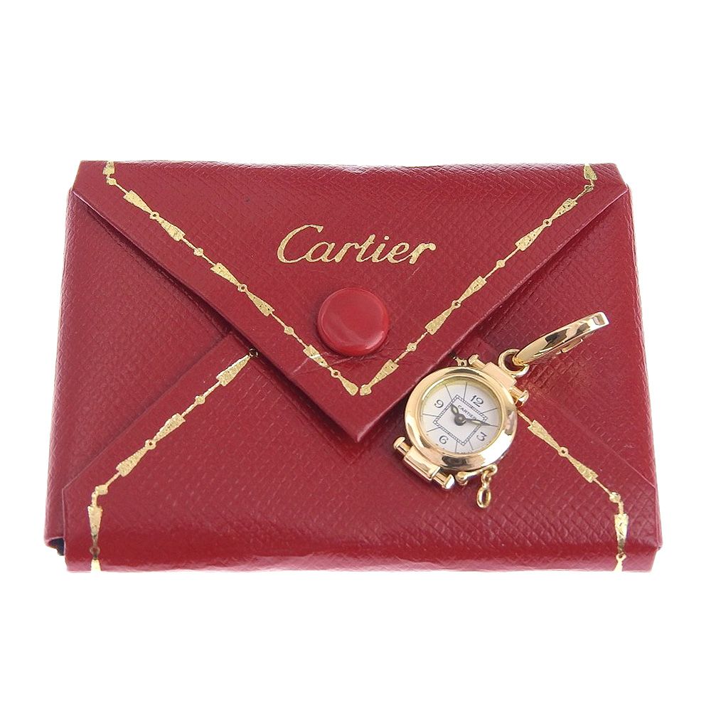 CARTIER】カルティエ パシャ・ドゥ・カルティエ 時計風チャーム K18