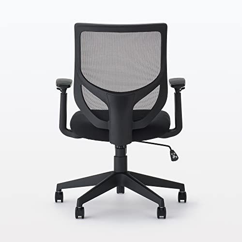  無印 ワーキングアームチェア 2025 W 64 D 66 H 89 98 5 cm 背メッシュ その他 フェイスケア