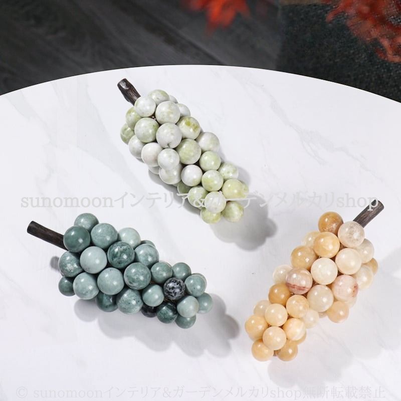 ぶどう オブジェ ブドウ 置物 オーナメント ラグジュアリー おしゃれ かわいい インテリア ディスプレイ 果物 フルーツ ギフト プレゼント