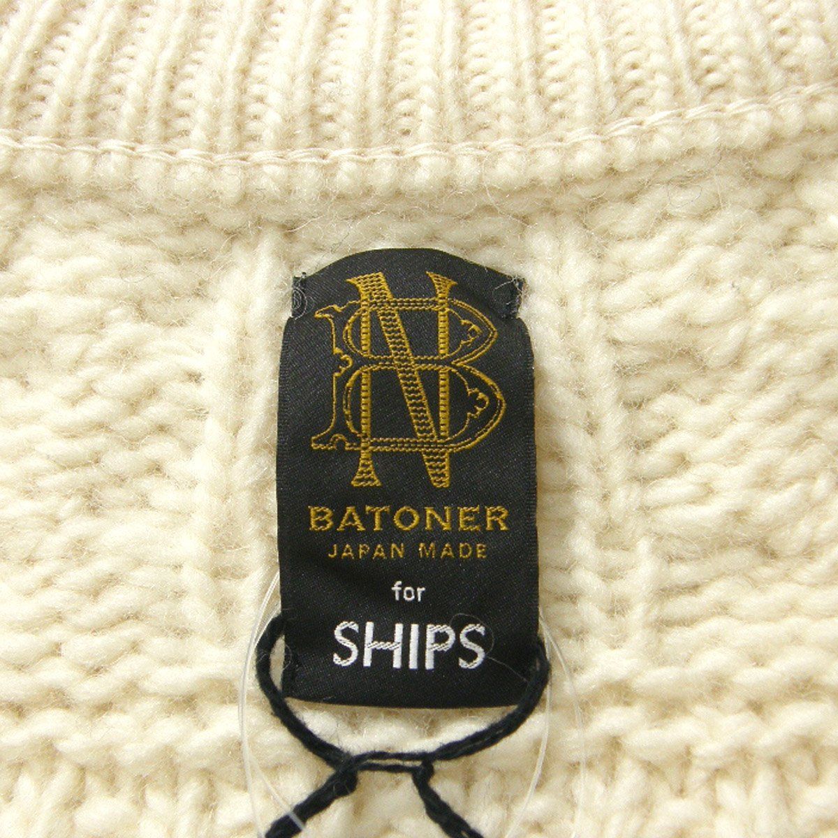 新品】 BATONER × SHIPS ／ バトナー × シップス スプレッド アラン 