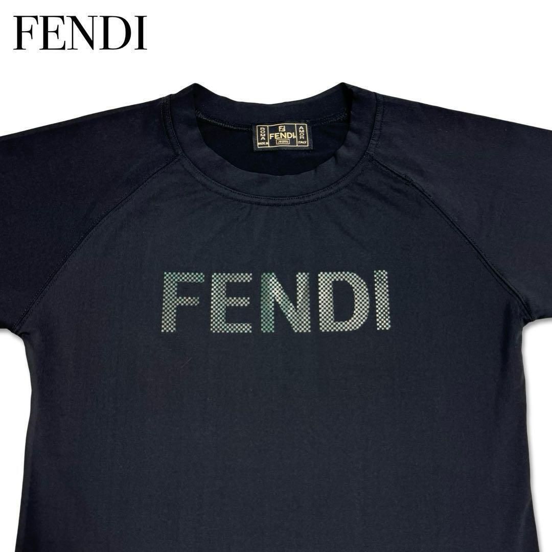 フェンディ イタリア製 Tシャツ 長袖 サイズ 24 洋服 レディース ブラック フェンディ イタリア製 Tシャツ 長袖 サイズ 24 洋服 レディース