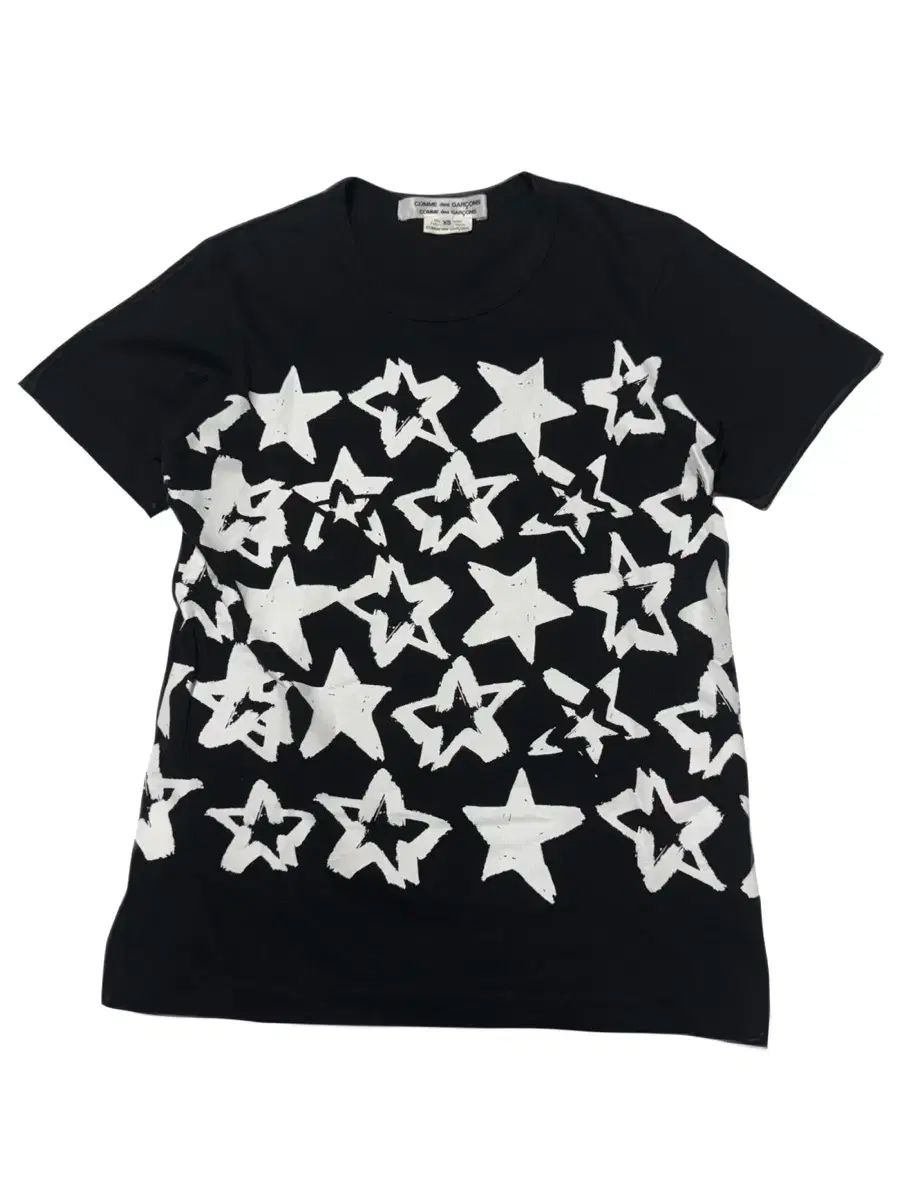 COMME des GARCONS コム デ ギャルソン AD2014 スター 半袖 Tシャツ