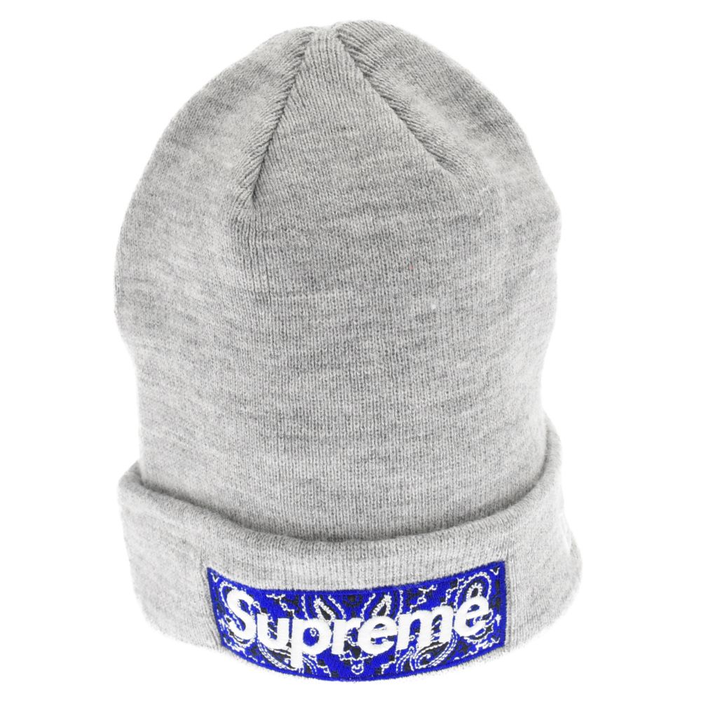 SUPREME (シュプリーム) 19AW×NEWERA Bandana Box Logo Beanie ...