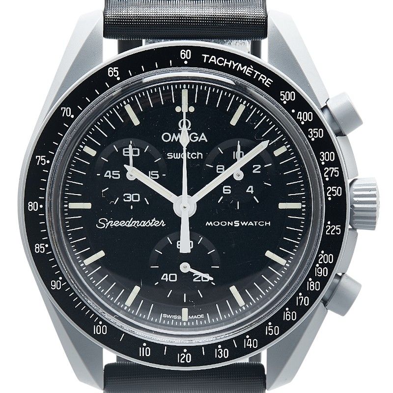 MISSION TO MERCURY ブラック腕時計 レビュー】オメガ × スウォッチ MISSION TO MERCURY “水星