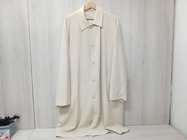 AURALEE コート 24ss HARD TWIST WOOL TWILL SOUTIEN COAT サイズ4 ホワイト