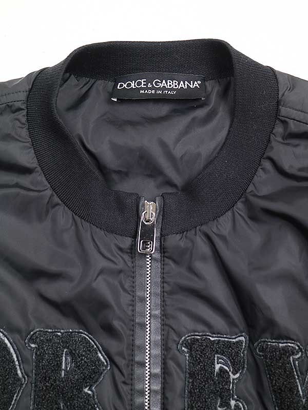 DOLCE&GABBANA ドルチェ アンド ガッパーナ ボンバー ジャケット DOLCE&GABBANA】ドルチェアンドガッバーナ ボンバージャケット