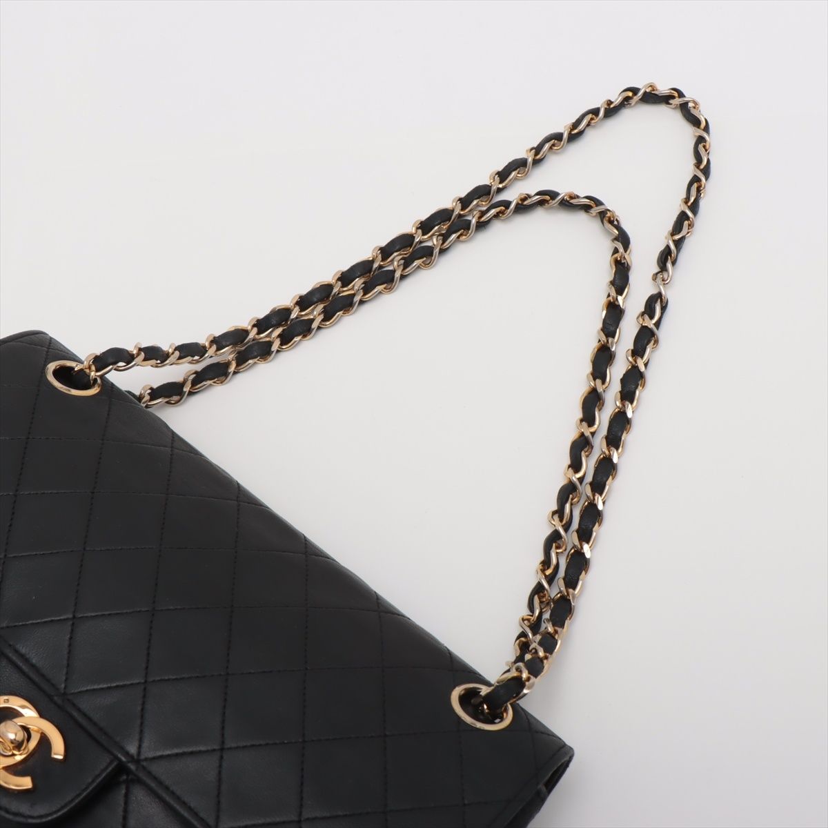 CHANEL/シャネル マトラッセ ラムスキン ダブルフラップ ダブル