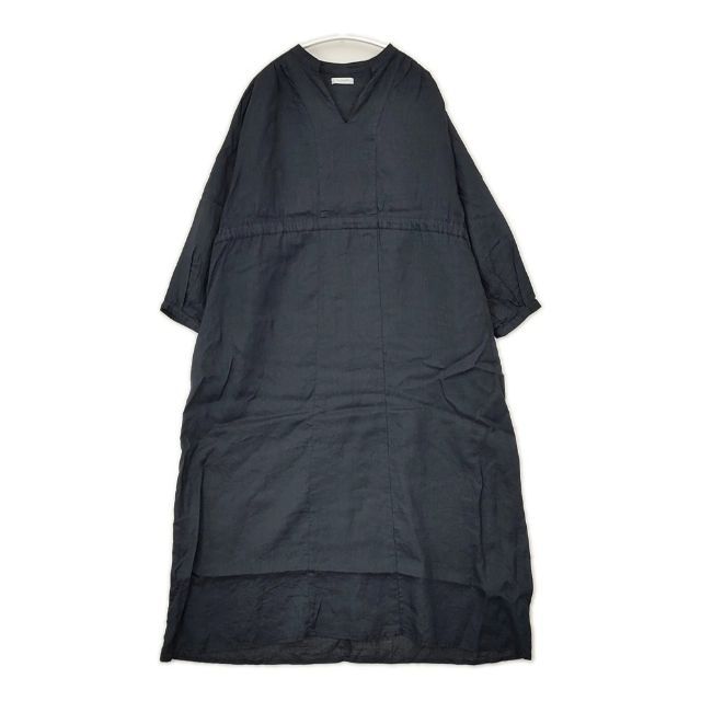 fog linen work リネン Vネック リトアニア製 ワンピース