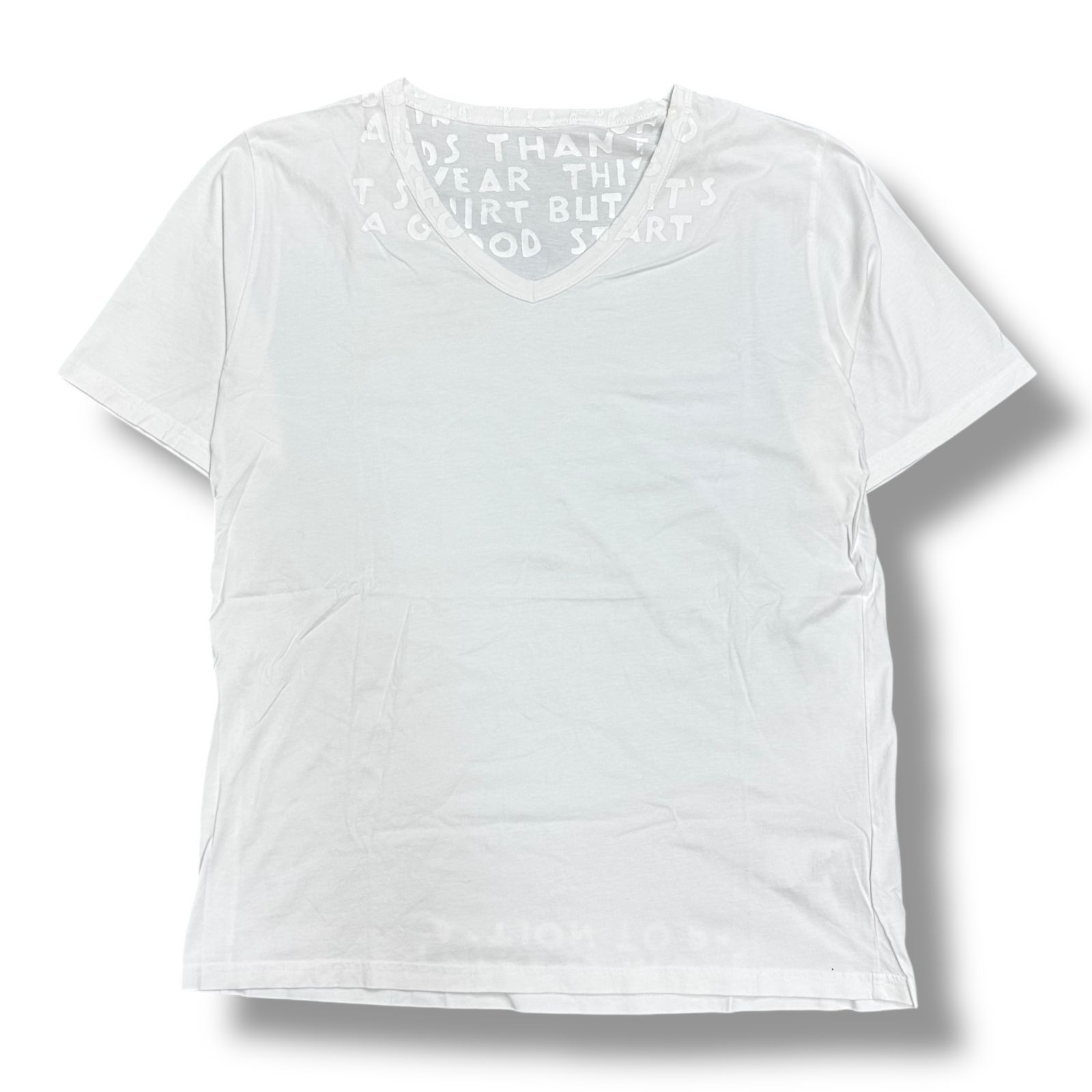 国内正規 Maison Margiela 20SS AIDS Charity エイズ Vネック T