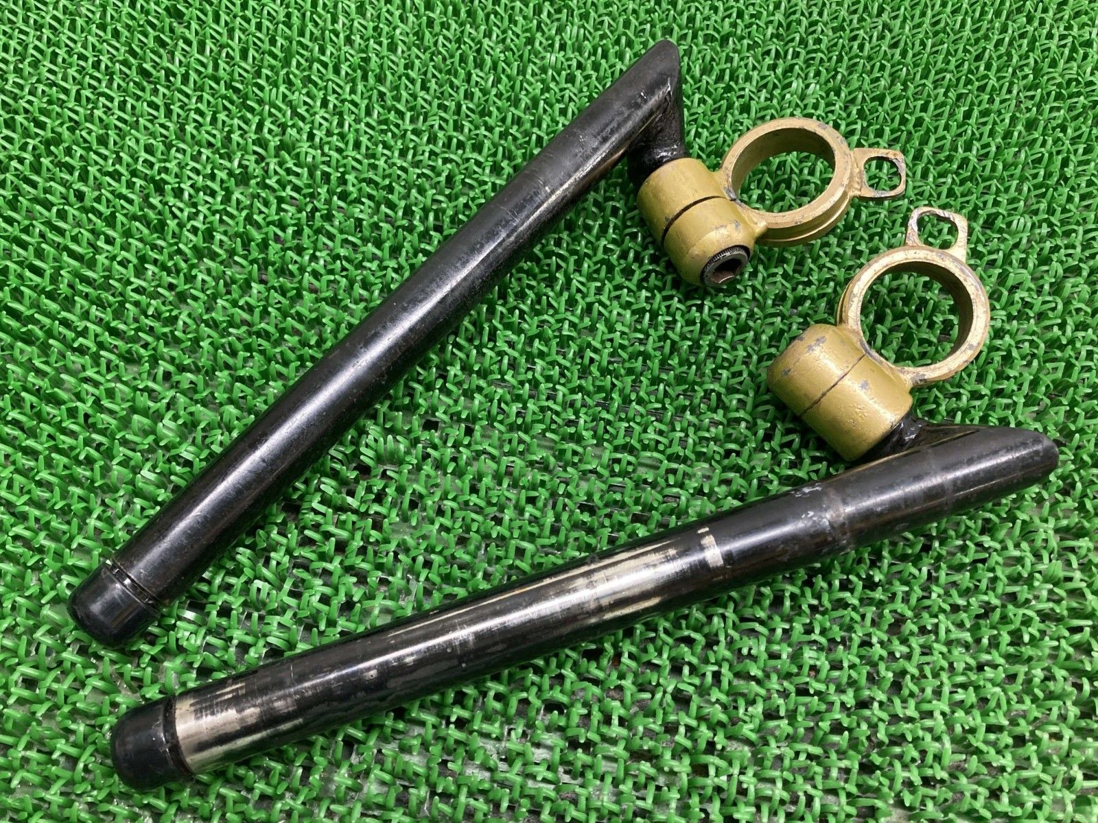 ハリケーン製GPZ400R セパレートハンドル 左右 社外 バイク 部品 ZX400D 36φ ハリセパ 曲がり無し カスタム素材に 品 uO