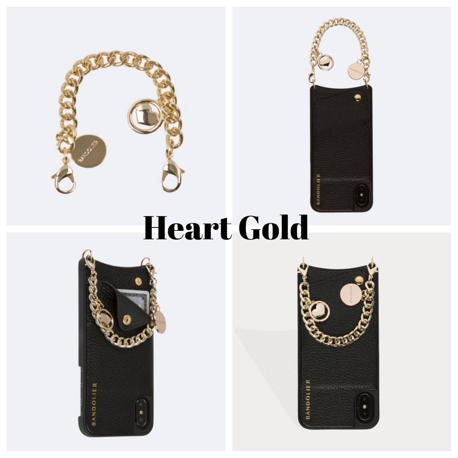 お得2点セット【BANDOLIER】 Hailey Folio iPhoneケース +