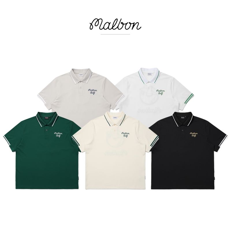 MALBON ゴルフウェア 春夏 レディース トップス ポロシャツ