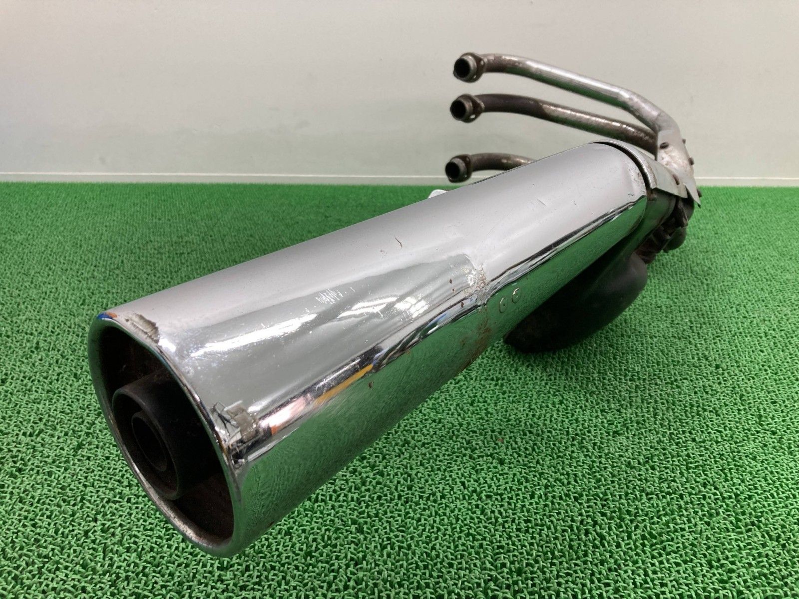 XJR400R エキパイマフラー 4HM ヤマハ 純正 中古 バイク 部品 RH02J