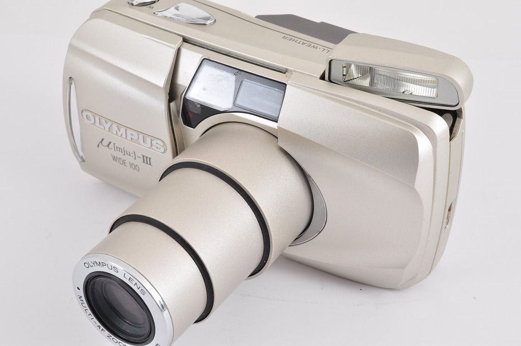  Olympus オリンパス µ mju III Wide 100 Stylus Epic Zoom 35 mm コンパクトフィルムカメラ コンパクトカメラ(フィルム) フィルムカメラ