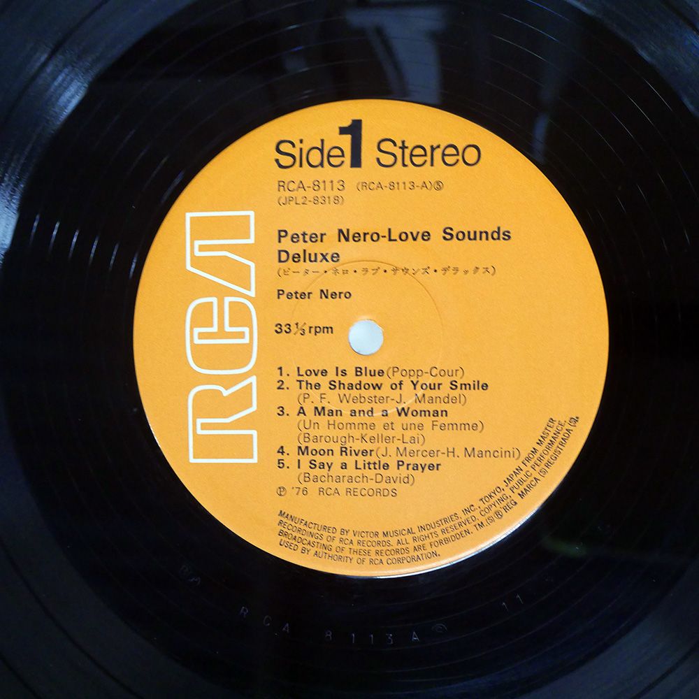 国内盤 PETER NERO/LOVE SOUNDS DELUXE/RCA RCA8113 LP - メルカリ