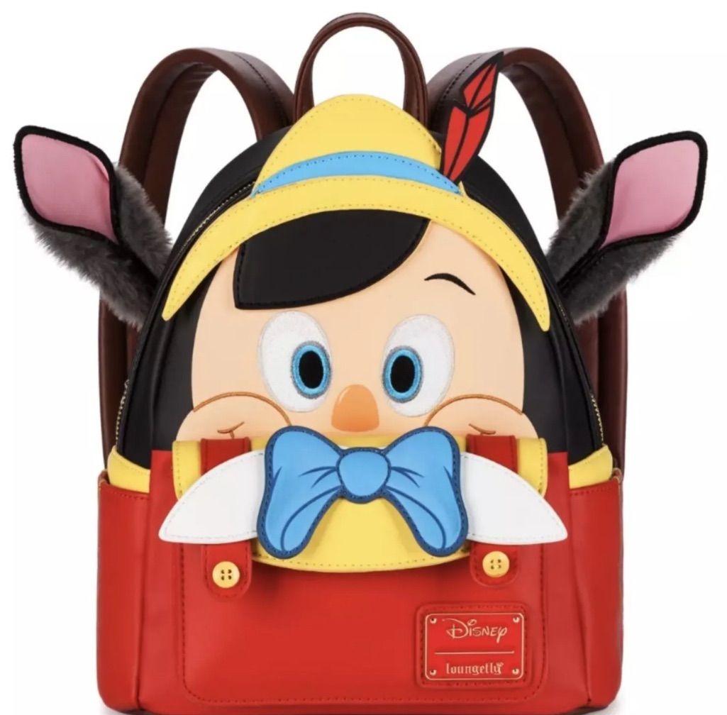 完売入手困難Disney100周年限定Loungefly ピノキオミニBackpack