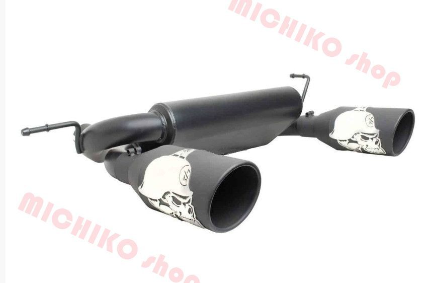 07-17 年 ジープ ラングラー 改装スカルデザインエキゾースト JK ラングラー用マフラー