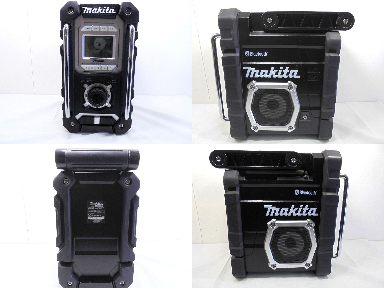 s25g-a557x makita マキタ 充電式ラジオ MR108 本体のみ Bluetooth コードレスラジオ