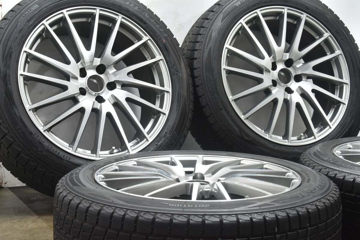 レフィナーダ モーション1 20in 8.5J 35 PCD114.3 ダンロップ ウィンターマックス SJ8 235 55R20 レクサス RX 交換用