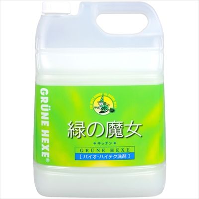 まとめ買い-3点セット 緑の魔女キッチン業務用５Ｌ 三宝商事 食器用洗剤
