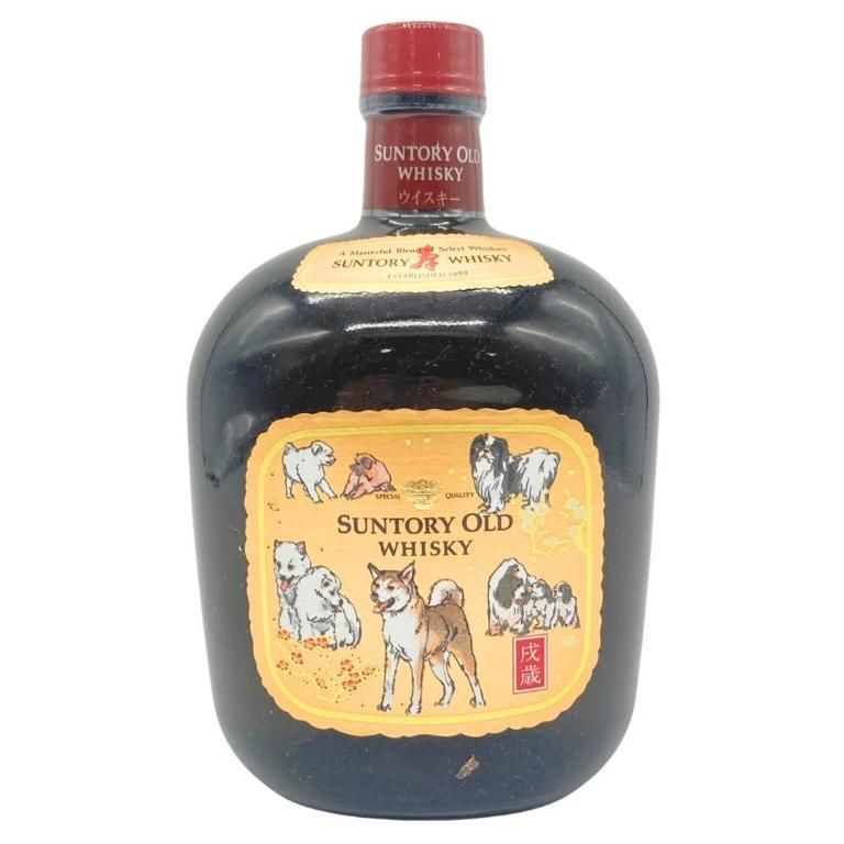 サントリー干支ラベル戌 SUNTORY サントリー ウイスキー オールド 干支シリーズ 2018年版