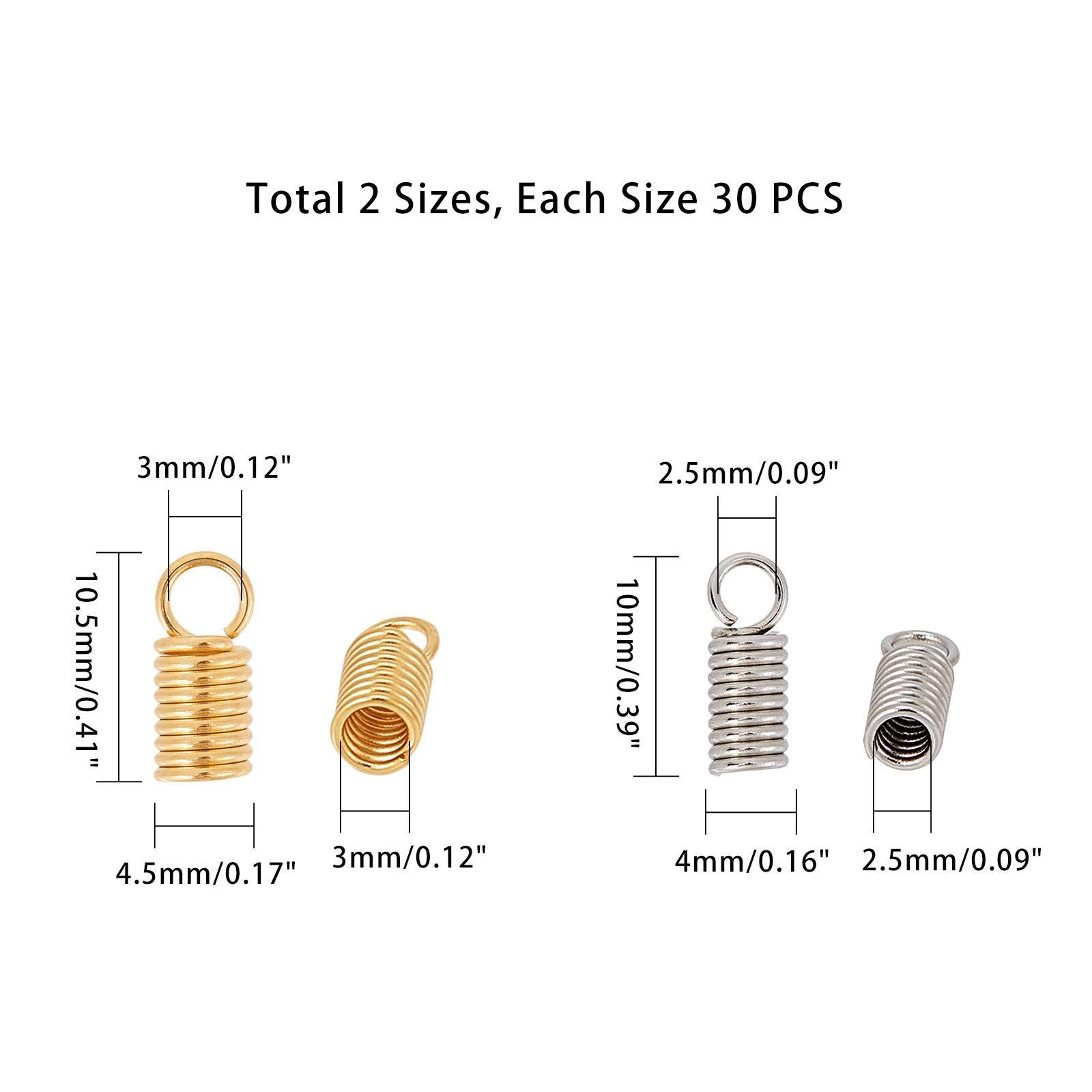 新着商品】コイルオコシ 穴径2.5mm/3mm 304ステンレス製金具パーツ ...